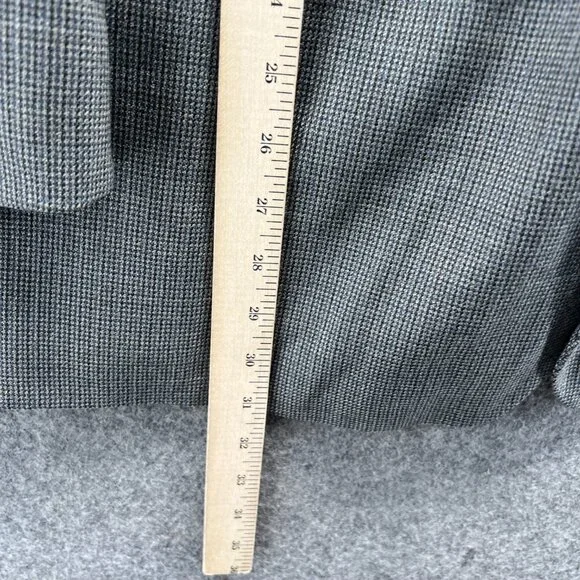 Pronto Uomo Blazer Men 48R Gray Sports Jacket Coat Wool Casual Houndstooth